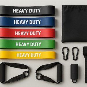 Heavy Duty Resistance Bands Set for Home Gym Workouts