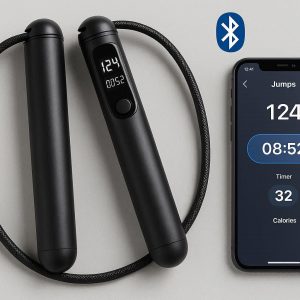 Digital Smart Jump Rope with Bluetooth and App Connectivity