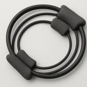Pilates Ring Resistance Band with Soft Grip Handles